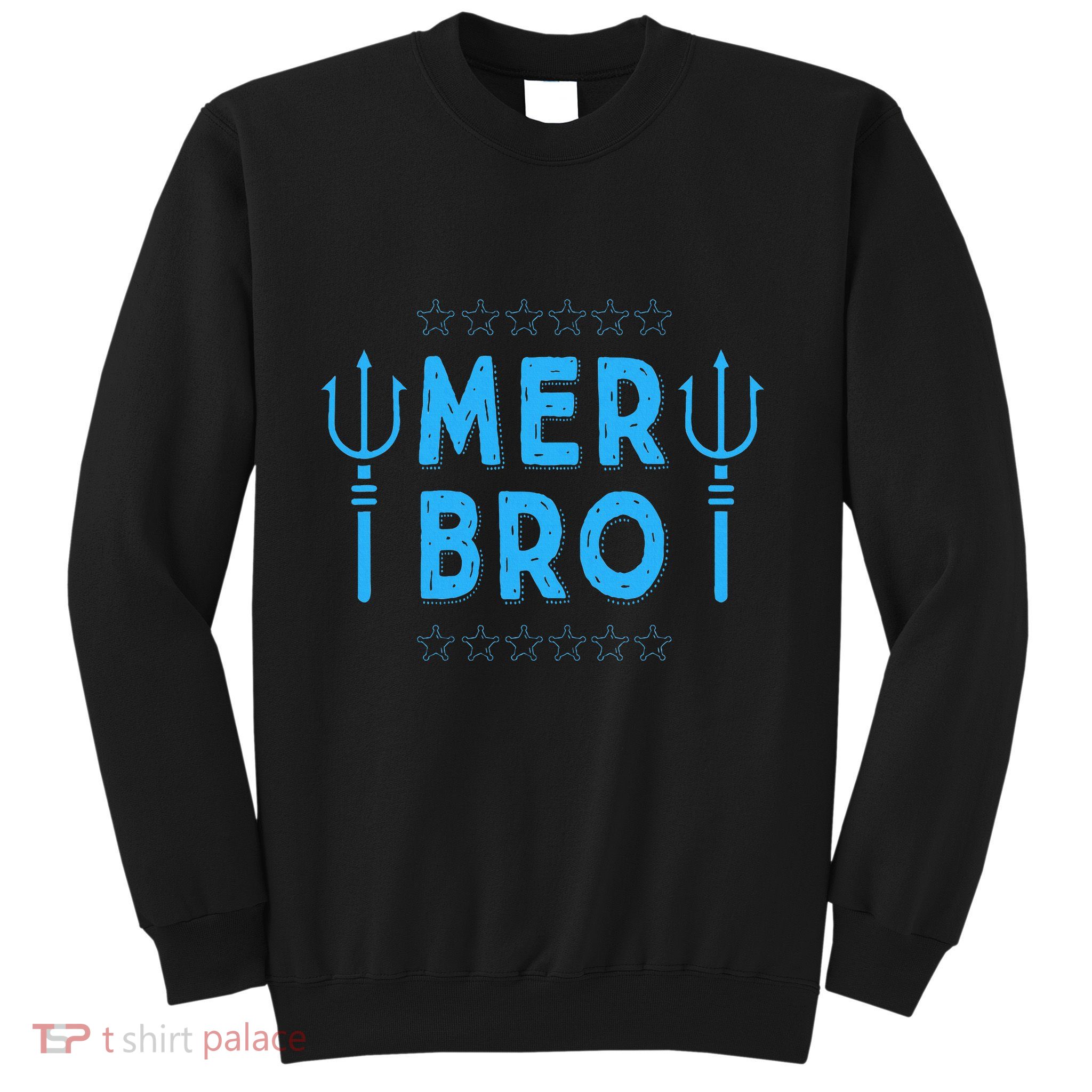 Merbro Brother Of A Mermaid Birthday Swimming Sweatshirt