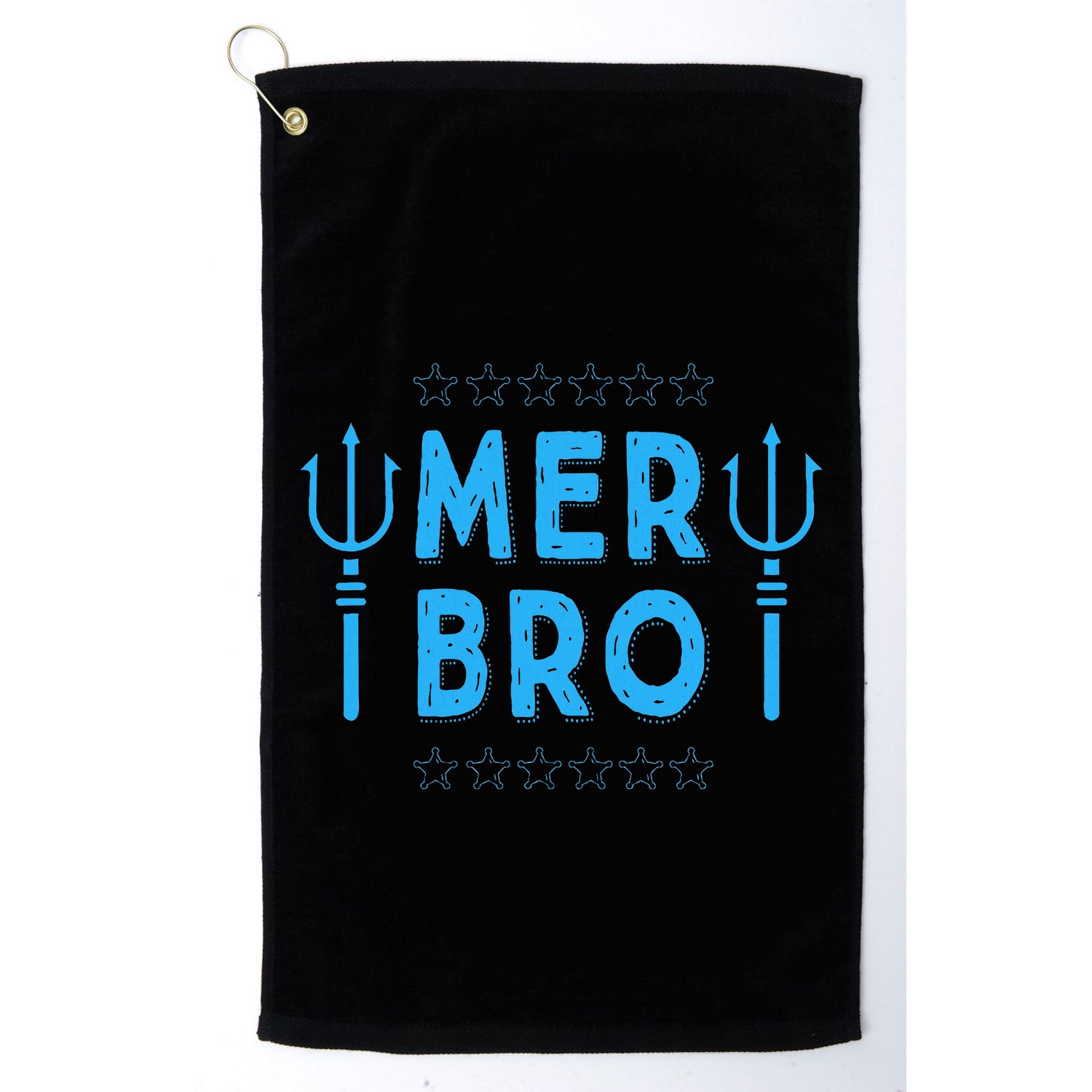 Merbro Brother Of A Mermaid Birthday Swimming Golf Towel