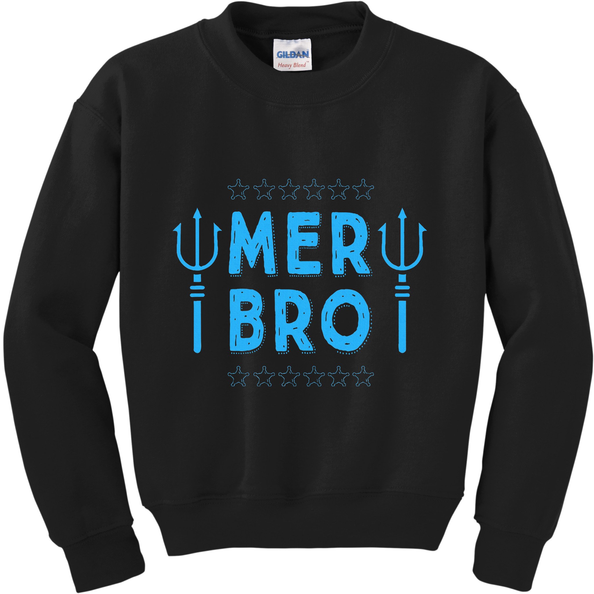 Merbro Brother Of A Mermaid Birthday Swimming Kids Sweatshirt