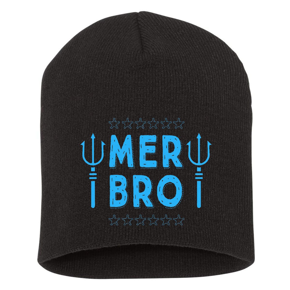 Merbro Brother Of A Mermaid Birthday Swimming Short Acrylic Beanie