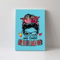 Messy Bun One Loved Bartender Happy Valentine's Day Gift Canvas