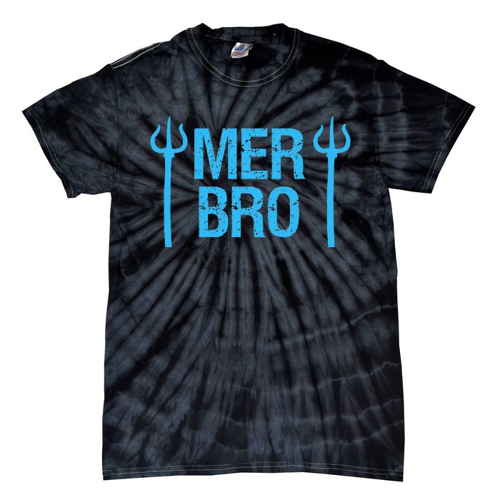 Merbro Brother of a Mermaid Tie-Dye T-Shirt