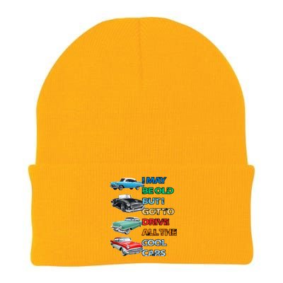 May Be Old But Got To Drive All The Cool Cars Knit Cap Winter Beanie