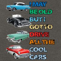 May Be Old But Got To Drive All The Cool Cars Cotton Canvas Backpack