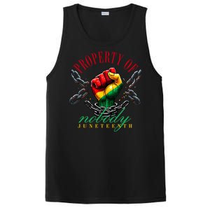 Melanin Black Property Of Nobody Junenth Freedom Cute Gift PosiCharge Competitor Tank