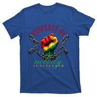 Melanin Black Property Of Nobody Junenth Freedom Cute Gift T-Shirt