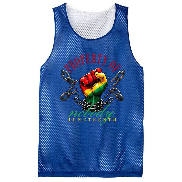 Melanin Black Property Of Nobody Junenth Freedom Cute Gift Mesh Reversible Basketball Jersey Tank