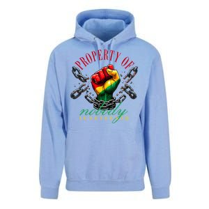 Melanin Black Property Of Nobody Junenth Freedom Cute Gift Unisex Surf Hoodie