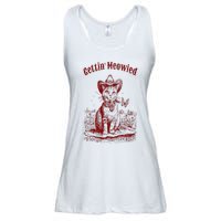 Meowdy Bachelorette Party Cowgirl Cowboy Cat Bridal Squad Ladies Essential Flowy Tank