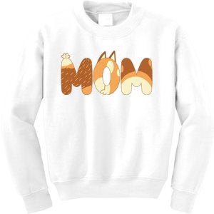 Mom Birthday Party Mom Mother’S Day Cute Dog Kids Sweatshirt