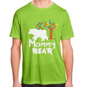 Mommy Bear Puzzle Autism Awareness Mom Mama Mother Gift Adult ChromaSoft Performance T-Shirt