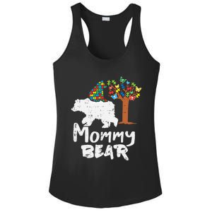 Mommy Bear Puzzle Autism Awareness Mom Mama Mother Gift Ladies PosiCharge Competitor Racerback Tank