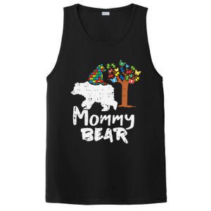 Mommy Bear Puzzle Autism Awareness Mom Mama Mother Gift PosiCharge Competitor Tank