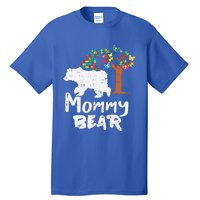 Mommy Bear Puzzle Autism Awareness Mom Mama Mother Gift Tall T-Shirt