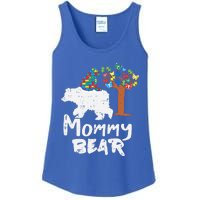 Mommy Bear Puzzle Autism Awareness Mom Mama Mother Gift Ladies Essential Tank