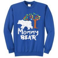 Mommy Bear Puzzle Autism Awareness Mom Mama Mother Gift Tall Sweatshirt