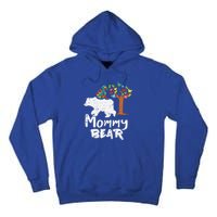 Mommy Bear Puzzle Autism Awareness Mom Mama Mother Gift Tall Hoodie