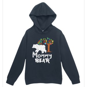 Mommy Bear Puzzle Autism Awareness Mom Mama Mother Gift Urban Pullover Hoodie