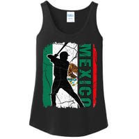 Mexican Baseball Player Mexico Flag Baseball Fans Ladies Essential Tank