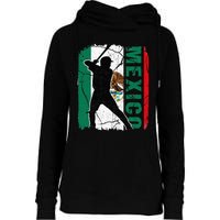 Mexican Baseball Player Mexico Flag Baseball Fans Womens Funnel Neck Pullover Hood