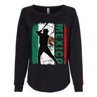 Mexican Baseball Player Mexico Flag Baseball Fans Womens California Wash Sweatshirt