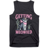 Meowdy Bachelorette Party Cowgirl Getting Meowied Cat Bride Tank Top