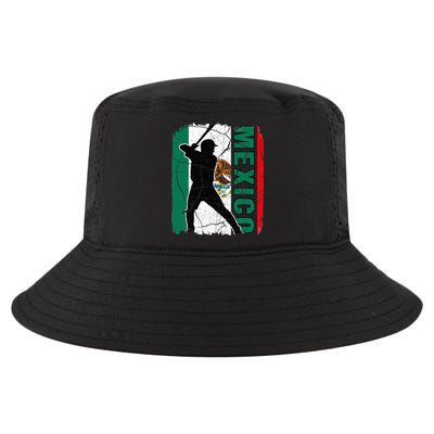 Mexican Baseball Player Mexico Flag Baseball Fans Cool Comfort Performance Bucket Hat