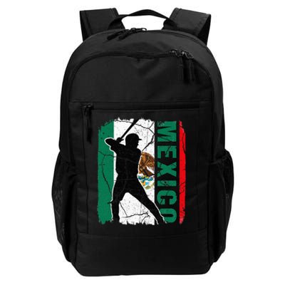 Mexican Baseball Player Mexico Flag Baseball Fans Daily Commute Backpack