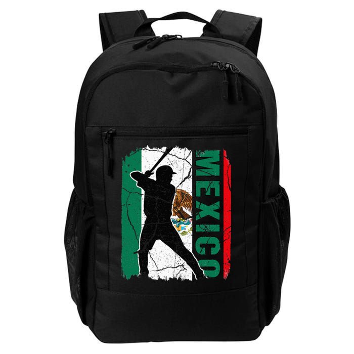 Mexican Baseball Player Mexico Flag Baseball Fans Daily Commute Backpack