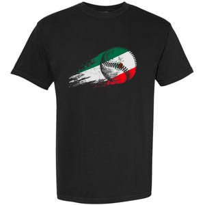 Mexican Baseball Player Mexico Flag Baseball Lover Garment-Dyed Heavyweight T-Shirt