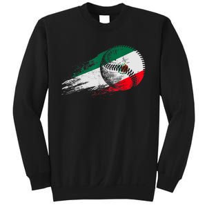 Mexican Baseball Player Mexico Flag Baseball Lover Sweatshirt