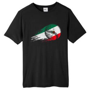 Mexican Baseball Player Mexico Flag Baseball Lover Tall Fusion ChromaSoft Performance T-Shirt