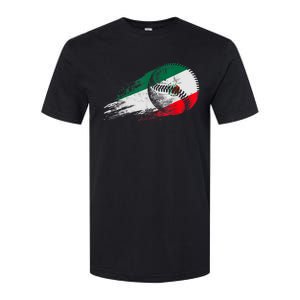 Mexican Baseball Player Mexico Flag Baseball Lover Softstyle CVC T-Shirt