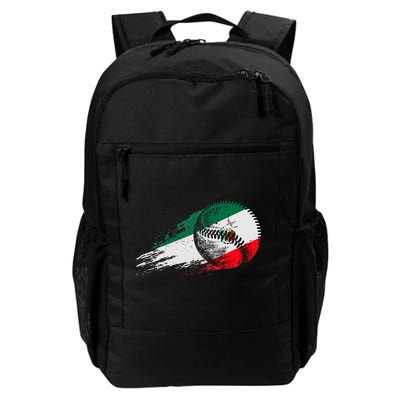 Mexican Baseball Player Mexico Flag Baseball Lover Backpack