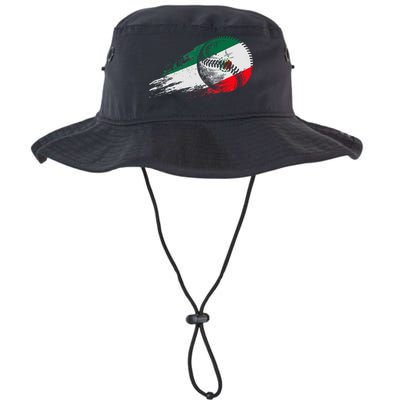 Mexican Baseball Player Mexico Flag Baseball Lover Bucket Hat