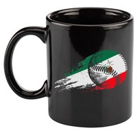 Mexican Baseball Player Mexico Flag Baseball Lover 11oz C Handle Ceramic Mug