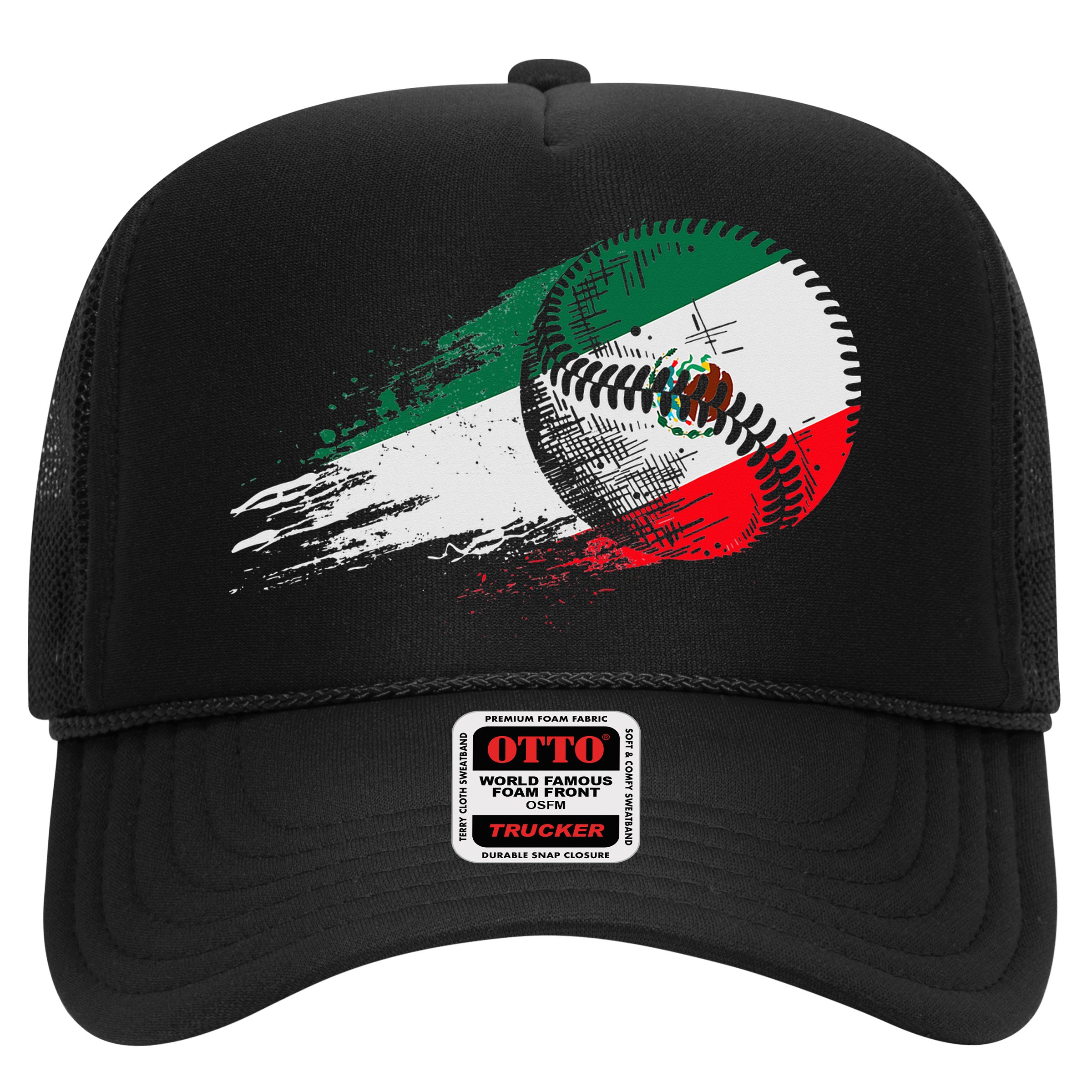 Mexican Baseball Player Mexico Flag Baseball Lover Hat