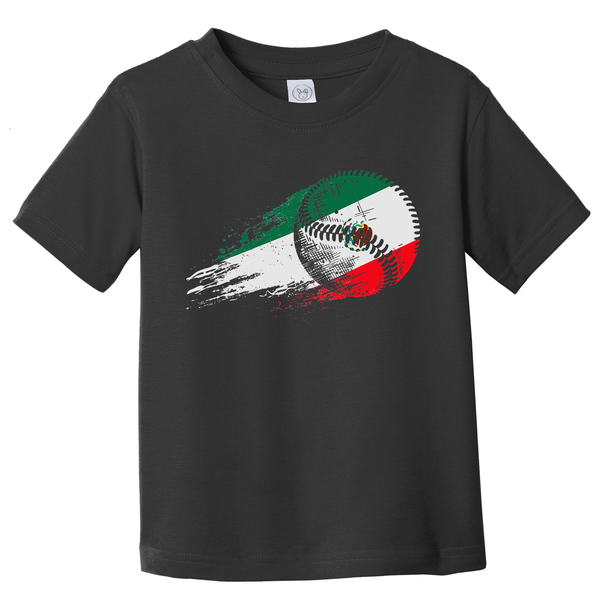Mexican Baseball Player Mexico Flag Baseball Lover Toddler T-Shirt