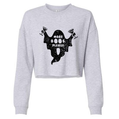 More Boos Please Cropped Pullover Crew