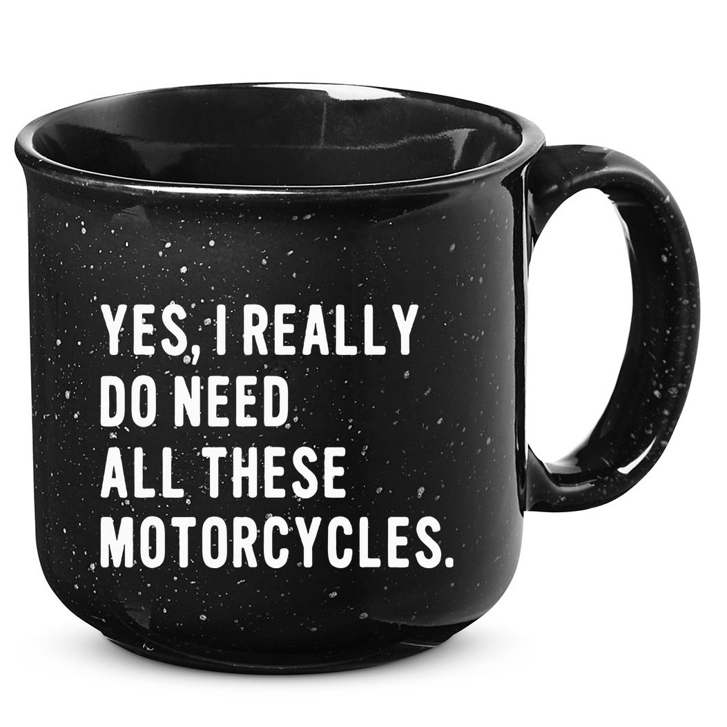 Motorcyclist Biker Pun For Motorcycle Motorbike Riding Rider 15oz Campfire Ceramic Mug