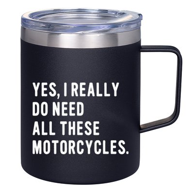 Motorcyclist Biker Pun For Motorcycle Motorbike Riding Rider 12oz Stainless Steel Coffee Mug