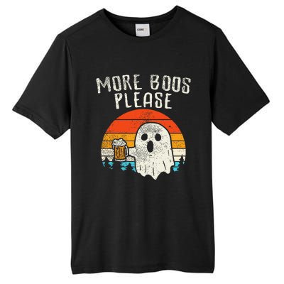 More Boos Please Ghost Beer Retro Halloween Drinking Tall Fusion ChromaSoft Performance T-Shirt