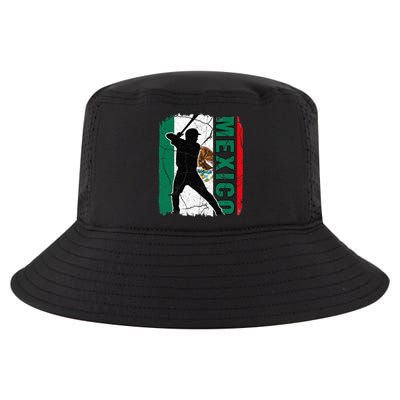 Mexican Baseball Player Mexico Flag Baseball Fans Cool Comfort Performance Bucket Hat