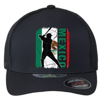 Mexican Baseball Player Mexico Flag Baseball Fans Flexfit Unipanel Trucker Cap