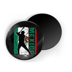 Mexican Baseball Player Mexico Flag Baseball Fans Magnet