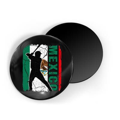 Mexican Baseball Player Mexico Flag Baseball Fans Magnet