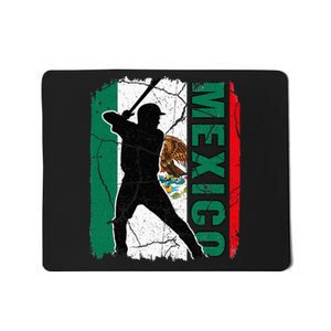 Mexican Baseball Player Mexico Flag Baseball Fans Mousepad