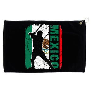 Mexican Baseball Player Mexico Flag Baseball Fans Grommeted Golf Towel