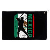 Mexican Baseball Player Mexico Flag Baseball Fans Grommeted Golf Towel