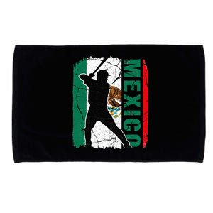 Mexican Baseball Player Mexico Flag Baseball Fans Microfiber Hand Towel